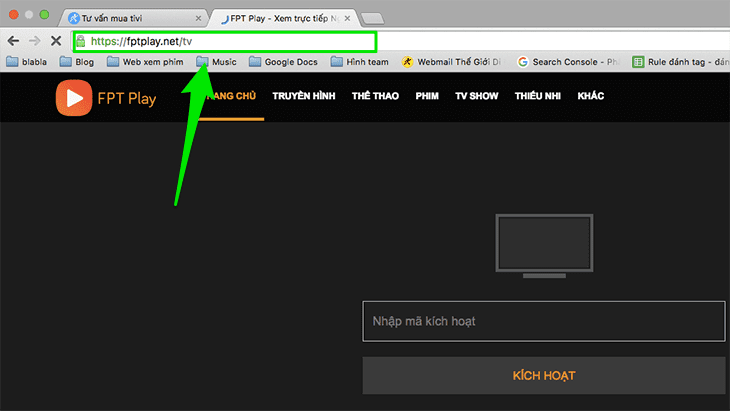 2. Cách đăng nhập FPT Play trên Smart tivi?
