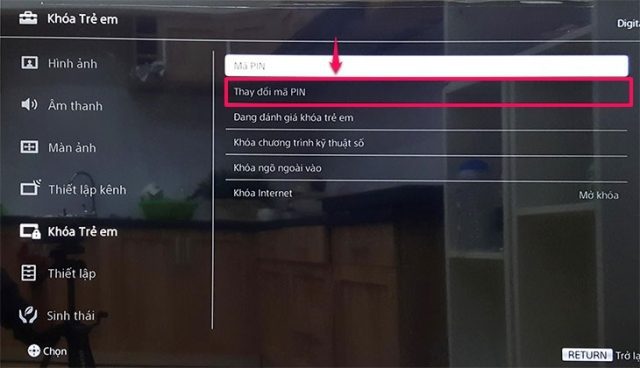 Cách khóa trẻ em vào mạng ngay trên Smart tivi