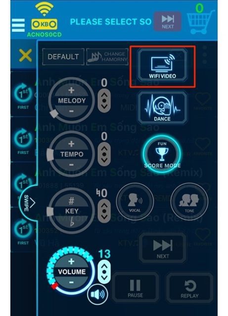 Các bước cài đặt để hát karaoke tiện ích bằng điện thoại và USB