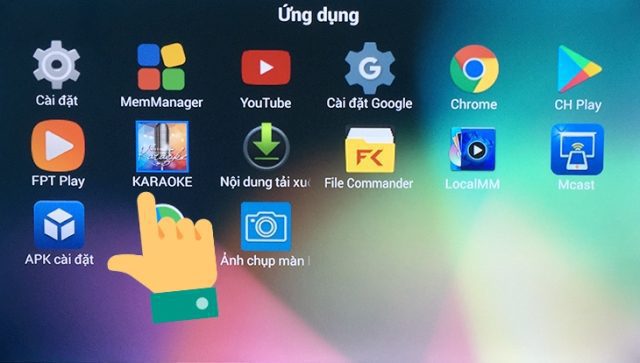 2. Các bước để sử dụng chức năng karaoke