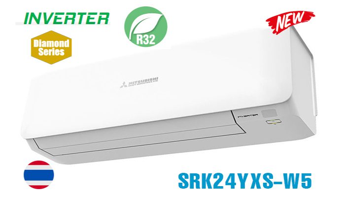 3. Điều hòa Mitsubishi Heavy 24000BTU Inverter SRK/SRC24YXS-W5