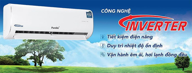 2. Điều hòa Funiki 24000 BTU 1 chiều Inverter HIC24TMU