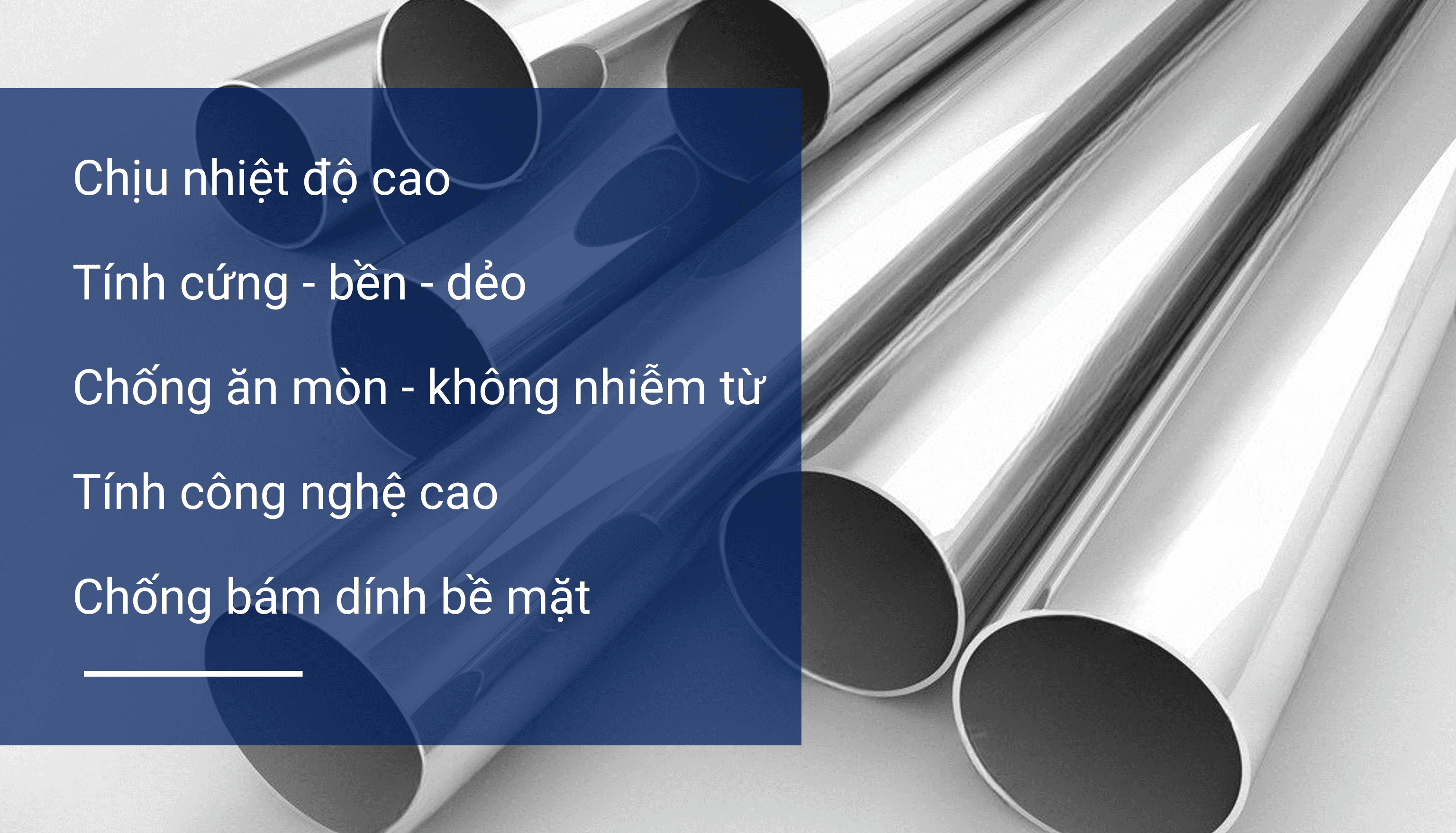 Các đặc tính cơ bản của inox