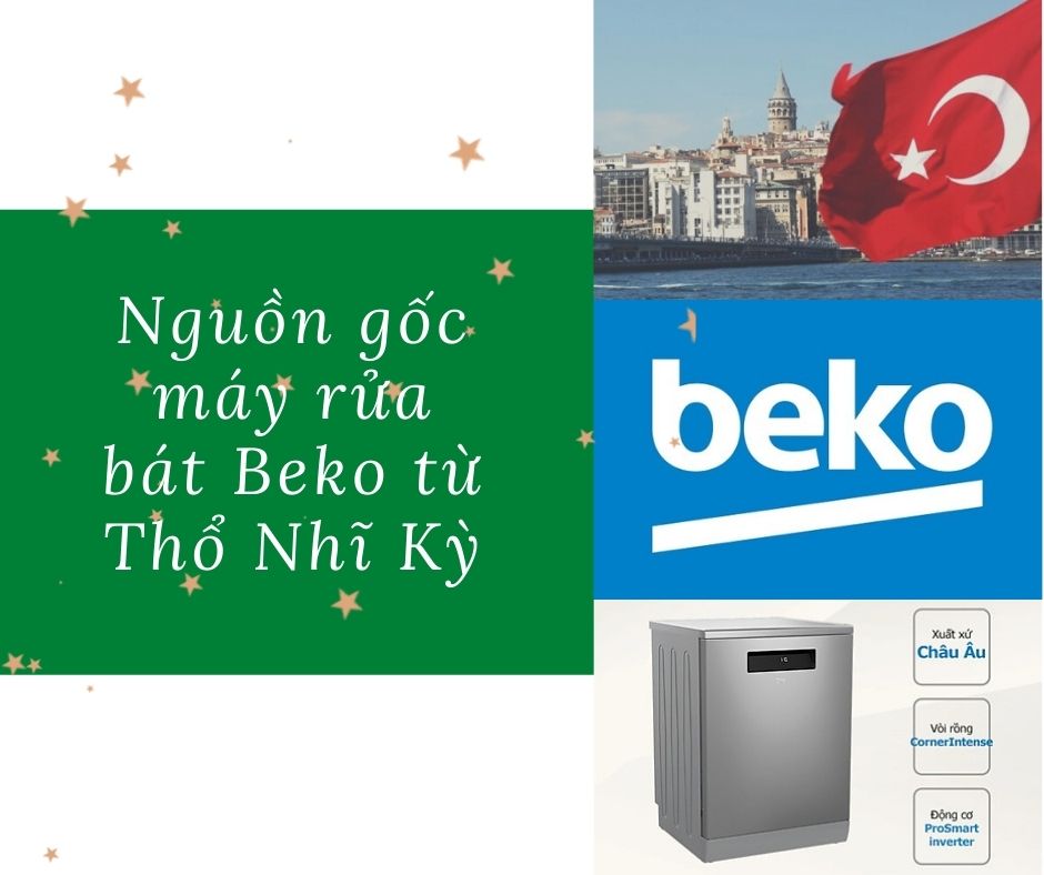 1. Nguồn gốc máy rửa bát Beko đến từ đâu?
