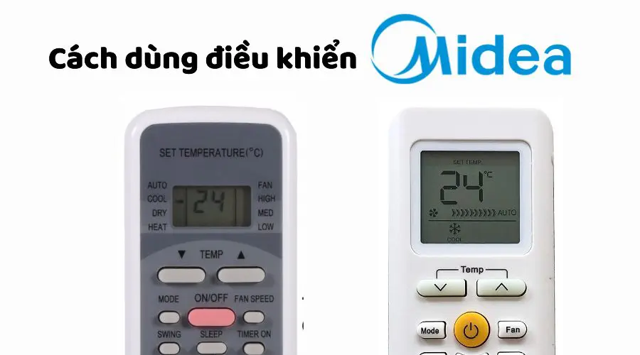cách chỉnh máy lạnh midea