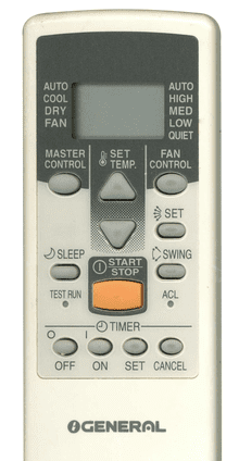 hướng dẫn sử dụng điều khiển điều hòa general inverter