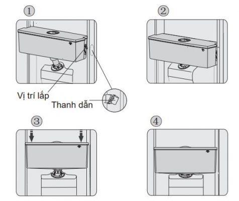 3. Hướng dẫn sử dụng lấy nước ngoài tủ lạnh Casper