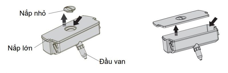 3. Hướng dẫn sử dụng lấy nước ngoài tủ lạnh Casper