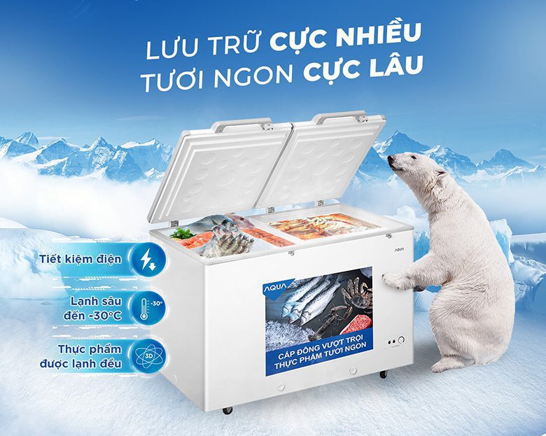 Tủ đông Aqua chất lượng Nhật Bản