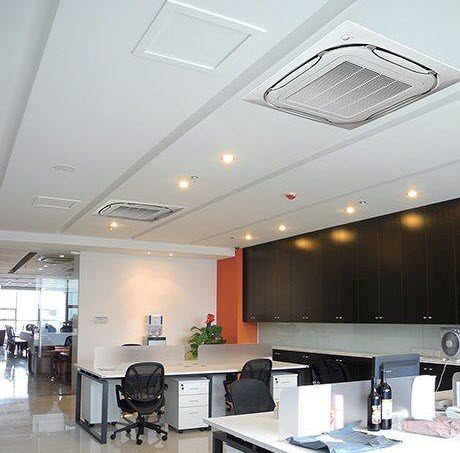 điều hoà âm trần midea trong phòng họp
