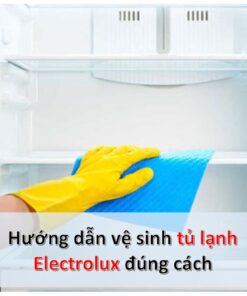 hướng dẫn cách vệ sinh tủ lạnh Electrolux