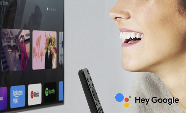 Google TV Sony Bravia X80K tích hợp điều khiển bằng giọng nói
