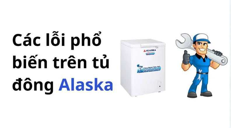 lỗi trên tủ đông Alaska