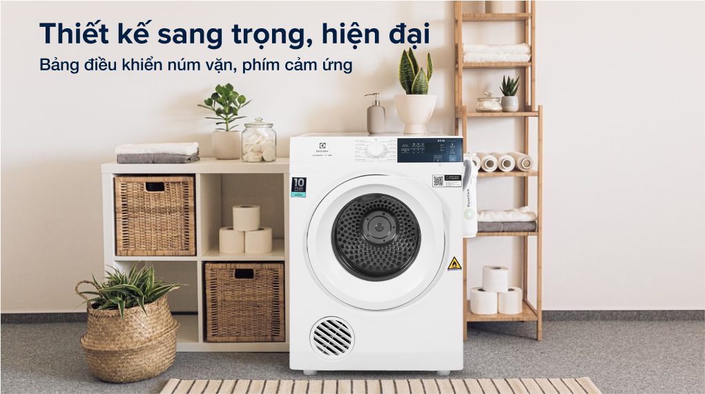Máy sấy thông hơi Electrolux 8.5 kg EDV854J3WB