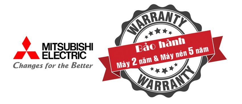 Chính sách bảo hành máy lạnh Mitsubishi Electric