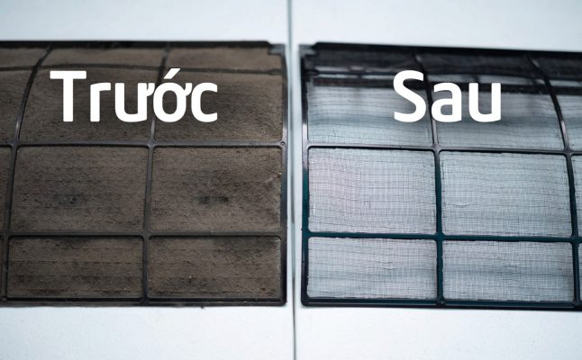 vệ sinh lọc bụi dàn lạnh - sửa lỗi điều hoà không mát