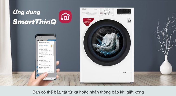 Điều khiển từ xa với ứng dụng SmartThinQ