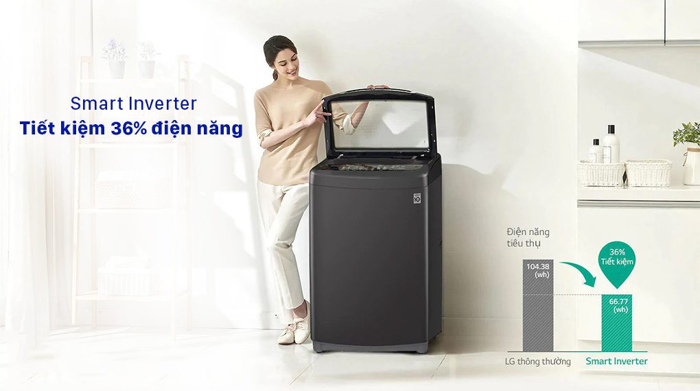 Máy giặt LG T2555VSAB 15.5 Kg Inverter