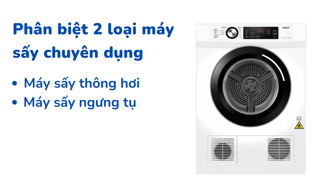 so sánh máy sấy ngưng tụ và thông hơi