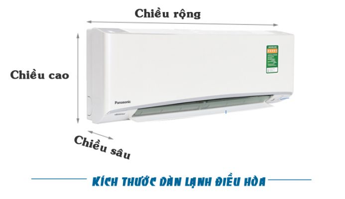 kích thước cục lạnh điều hòa