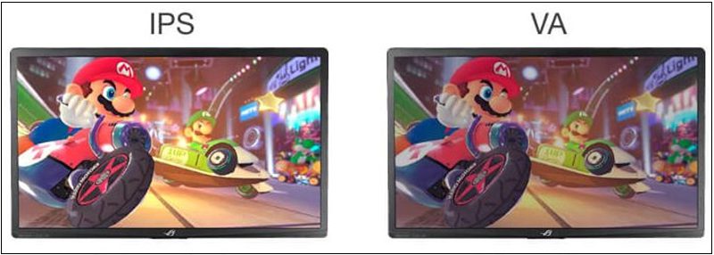 phân biệt tấm nền IPS và VA