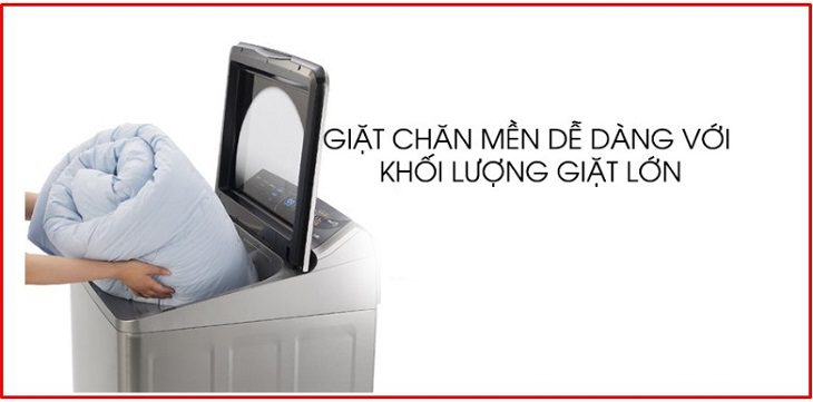 1. Máy giặt 10kg có giặt được chăn mền không?