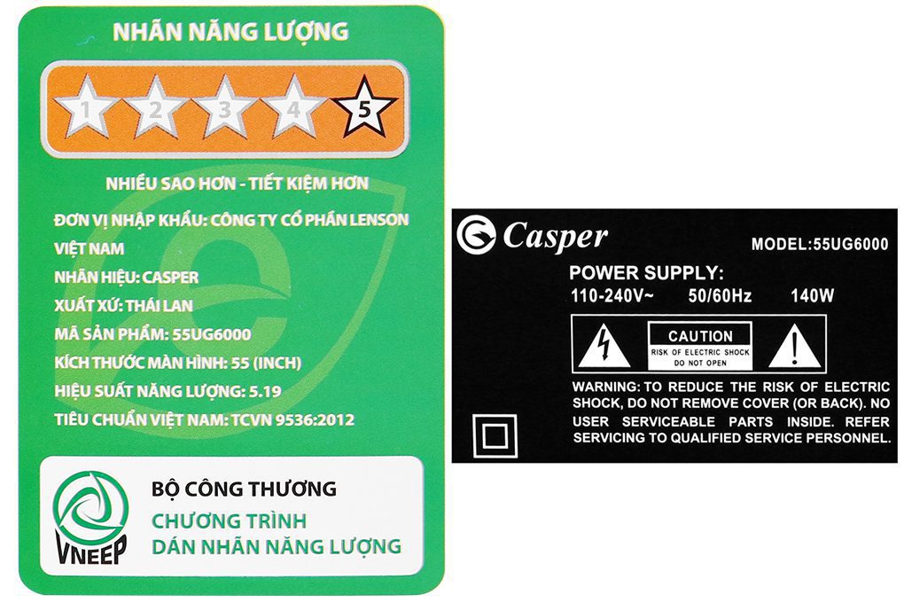 Tivi Casper 65 inch công suất bao nhiêu?【Chi tiết A - Z】