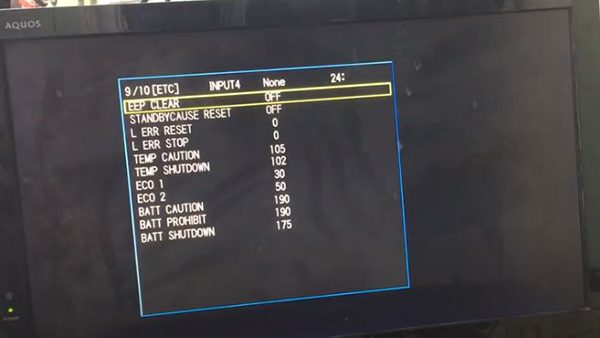 2.3. Reset lại hệ thống tivi Sharp