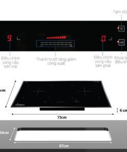 Bếp đôi điện từ Sunhouse Apex APB9981 - hình số 2