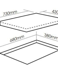 Bếp từ Faster FS 888T lắp âm 2 vùng nấu - hình số 2