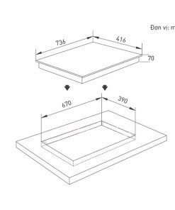 Bếp từ âm đôi Eurosun EU-T210Note - hình số 2