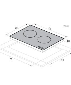 Bếp từ âm đôi Spelier SPM-628I Plus - hình số 3