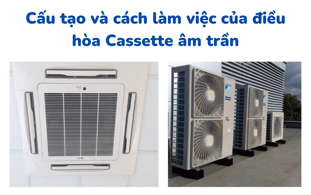 giới thiệu điều hòa âm trần cassette là gì