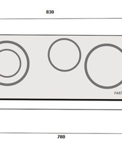 Bếp ba điện từ hồng ngoại Faster FS-MIX388 - hình số 2