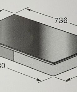 Bếp điện từ 2 vùng nấu Kaff KF-IH68N - hình số 2