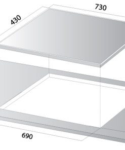 Bếp điện từ 2 vùng nấu Kocher EI-735S - hình số 4