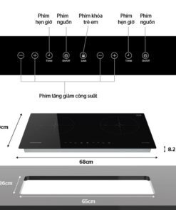 Bếp từ đôi Sunhouse SHB8100 - hình số 2