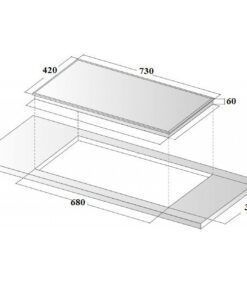 Bếp từ đôi Lorca LCI 886 - hình số 2