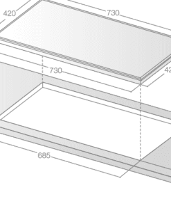 Bếp từ đôi Lorca LCI 826 - hình số 2