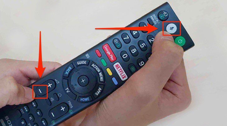 cách kích hoạt tính năng tìm kiếm giọng nói trên tivi sony thông qua remote