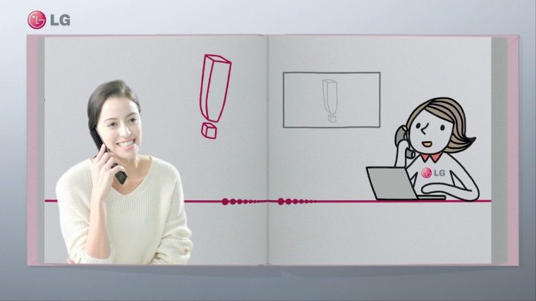 Nhân viên tổng đài LG sẽ hỗ trợ bạn phân tích thông tin lỗi đã được truyền từ máy giặt LG