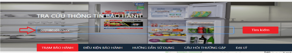 Tự kích hoạt bảo hành điện tử trên website Sanaky - bước 2