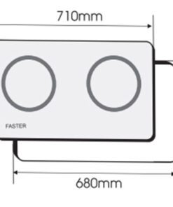 Bếp từ đôi Faster FS 712I - hình số 2