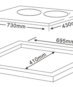 Bếp từ đôi lắp âm TEKA IR 721 SR - hình số 2