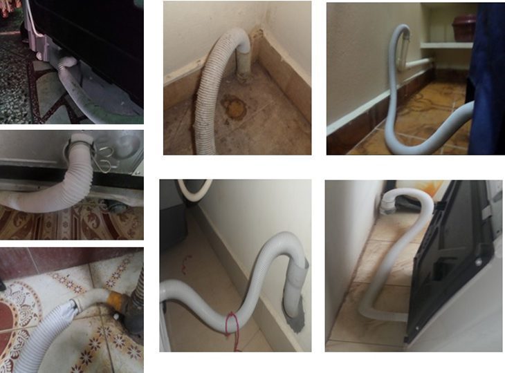 cách đi ống nước thải máy giặt lg chữa lỗi OE