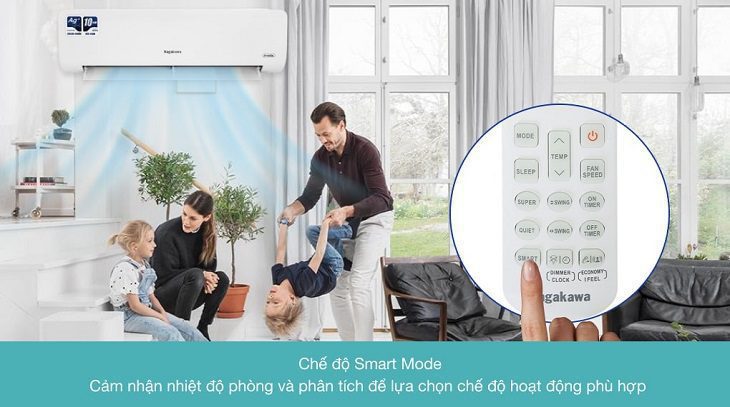 Chế độ Smart Mode đem đến hơi mát dễ chịu