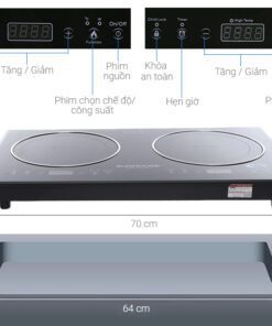 Bếp từ hồng ngoại Sunhouse SHB9103MT - hình số 3