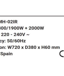 Bếp từ hồng ngoại lắp âm Malloca MH-02IR - hình số 5