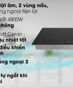 Bếp đôi điện từ hồng ngoại Sunhouse SHB9106-ES - hình số 3