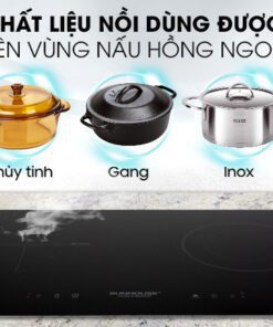 Bếp đôi điện từ hồng ngoại Sunhouse SHB9105MT lắp âm - hình số 3